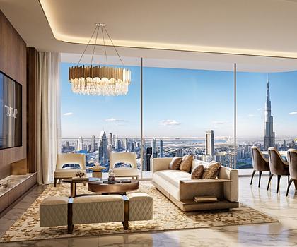 Trump Tower Dubai - 4 Zimmer mit Meerblick -zwischen Strand und Downtown