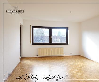 Schöne 3,5-Zimmer Wohnung mit Stellplatz und Blick auf die Weibertreu