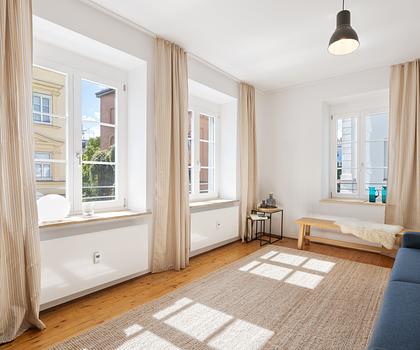 Angesagte City-Lage: Einladend-charmantes 1,5-Zimmer-Stadtdomizil in saniertem Altbau