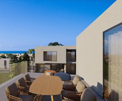 Penthouse - 3 Zimmer mit Meerblick - vollständig möbliert