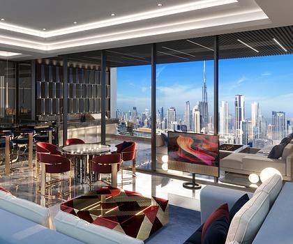 Emerald Villa in einem der höchsten Türme -
Business Bay Toplage