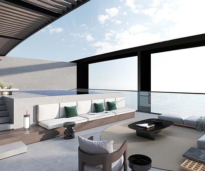 Penthaus direkt am Meeresstrand