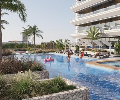 7 Jahren zinsfreier Zahlungsplan - Studio mit Pool auf dem eigenen Balkon