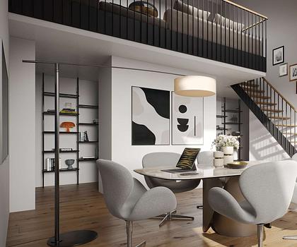 HERZOG LUDWIG: Sagenhafte Galeriewohnung mit Dachterrasse direkt in der Erdinger Altstadt