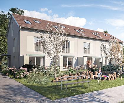 4-Zi-REH in WEG mit Privatgarten, DG-Studio und direktem TG-Zugang