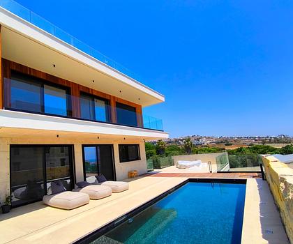 Villa mit Meerblick, 3 Schlafzimmern und  Pool