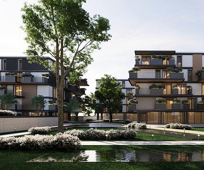 Apartment im Neubauprojekt -  Alle berühmte Seen  der Umgebung zum Greifen nah