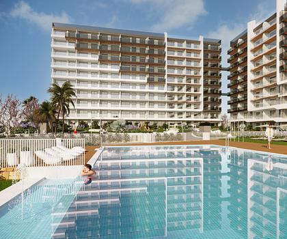 Luxuriöse Wohnung direkt am Meer