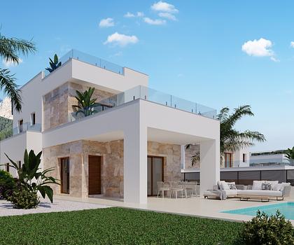 Luxusvilla in Polop de la Marina mit Meerblick