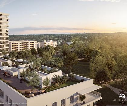 Über den Dächern der Stadt: Moderne 2-Zi.-Whg. mit Duschbad und großem Südbalkon