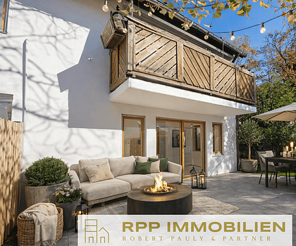 Charmantes Schmuckstück in Alt-Schleißheim: 2-Zi.-Wohnung mit sonnigem Garten