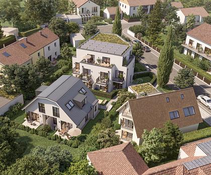 Neubau: Raffiniert geschnittene 2-Zimmer-Wohnung mit zwei sonnigen Balkonen