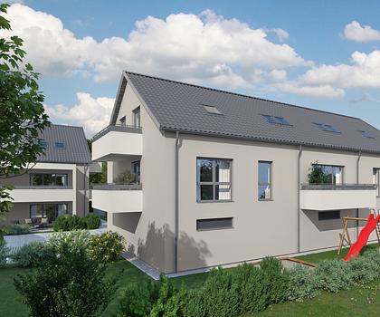 ++ NEUBAU 2-Zimmer Obergeschoßwohnung mit Südost Balkon (Wohnung 22) ++