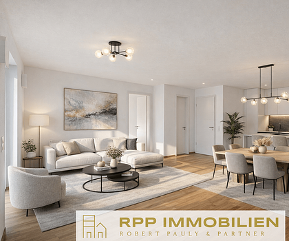 Neubau: Sonnige 3-Zi.-Wohnung mit Süd/West-Balkon