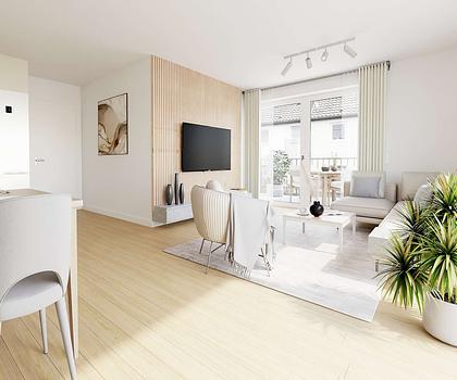 Neubau: Exklusive 3-Zimmer-Wohnung mit Süd-West-Ausrichtung in Moosach