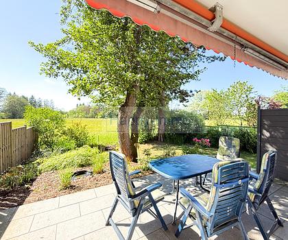 bezugsfreie DHH in Taufkirchen / Blick in den Landschaftspark / Garage