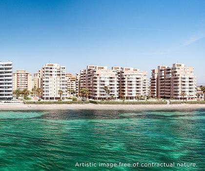 Wunderschöne möblierte Wohnung direkt am Meer