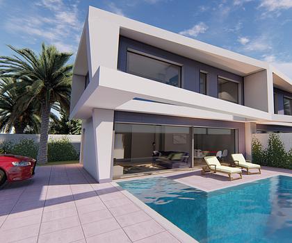 Schönes modernes Haus