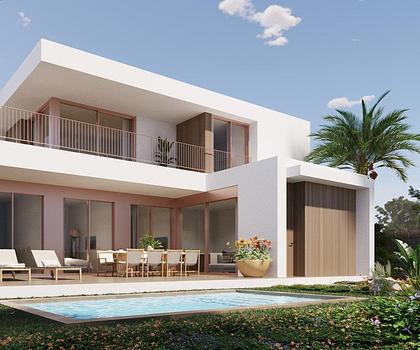 Exklusive Villen mit 4 Schlafzimmern, 3 Bädern, Dachterrasse und Privatpool in einer sehr schönen Golfanlage