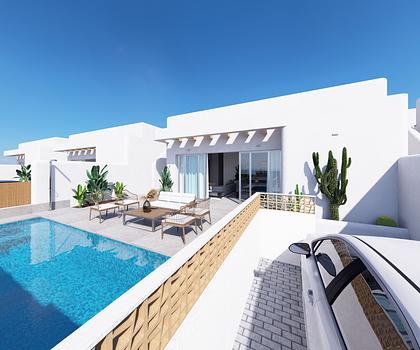 Schöne ebenerdige Villa mit Pool