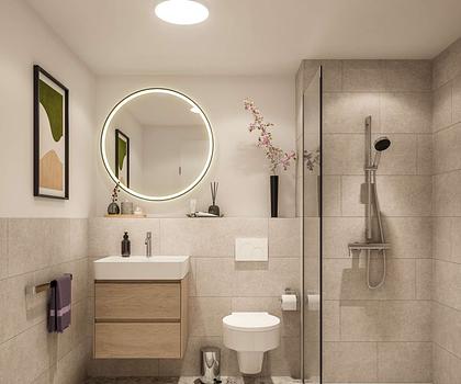 Werden Sie Teil von Landsbergs neuem Vorzeigequartier! Perfekt geschnittene 3-Zimmer-Wohnung am Lech