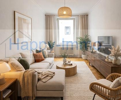 Besichtigung 3.3. bezugsfreies Appartement im 1. OG / ohne Käuferprovision / ruhige Innenhoflage