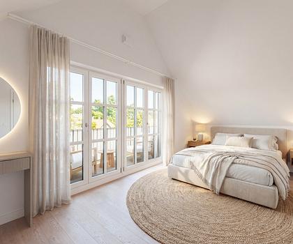 Hochklassige 3-Zimmer-Wohnung von 2021 mit luftigem Penthouse-Ambiente in Laufnähe zum See