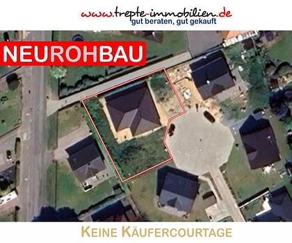 SPAREN durch Eigenleistung - NEUBAU zum SELBST-Ausbau - großzügiger Winkelbungalow auf Traum-Grundstück !