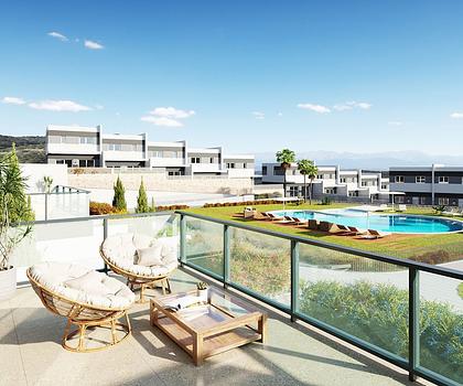 Reihenhäuser mit 3 Schlafzimmern, 2 Bädern, Gäste-WC, Keller und Kfz-Stellplatz in wunderschöner Anlage nur 5 km vom Strand