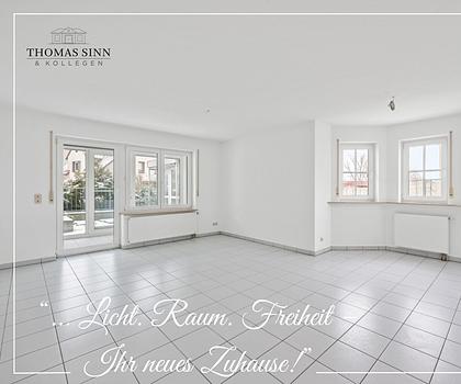 Gepflegte 3,5-Zimmer-EG-Wohnung mit Garten / Wintergarten / TG- und Außenstellplatz - sofort frei !