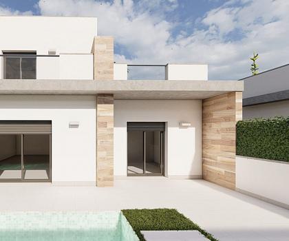 Moderne Villen mit 3 Schlafzimmern, 3 Bädern, Dachterrasse und Privatpool