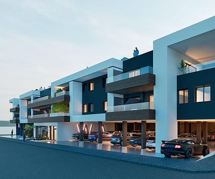 Moderne Penthouse-Wohnungen mit 2 Schlafzimmern, 2 Bädern, Dachterrasse, Privatpool und Einbauküchen mit Elektrogeräten