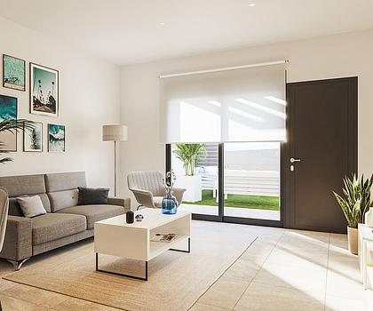 Appartements mit 3 Schlafzimmern, 2 Bädern, Tiefgaragenstellplatz und Gemeinschaftspool nur ca. 700 m vom Strand