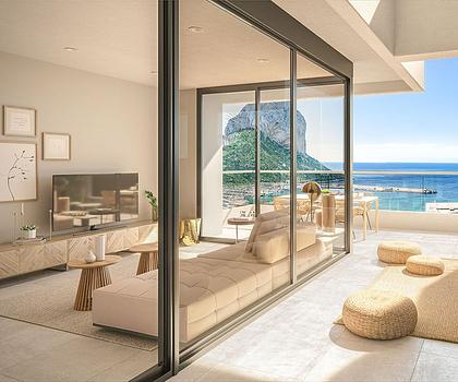 Fantastische Penthouse-Wohnungen mit 3 Schlafzimmern, 3 Badezimmern, Klimaanlage, Tiefgaragenstellplatz, Gemeinschaftspool und Meerblick