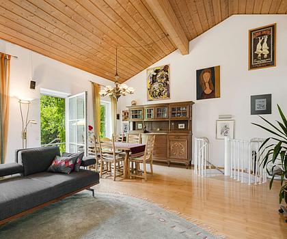 Kleinod im Grünen: Phantastische Gartenwohnung in Wolfratshausen