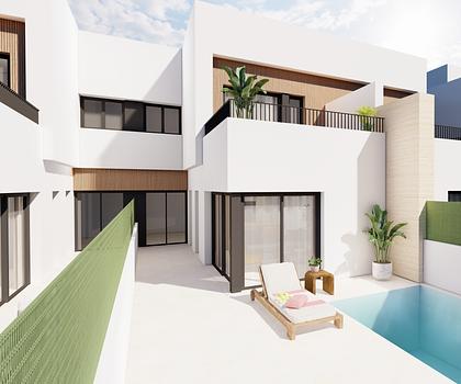 Strandhaus 800 Meter vom Meer entfernt