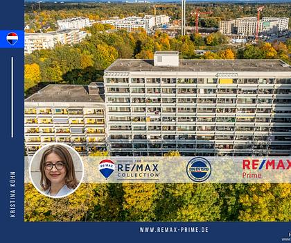 Kürzlich sanierte 2-Zimmer-Wohnung mit Ost-Balkon und TG-Stellplatz in Neuperlach