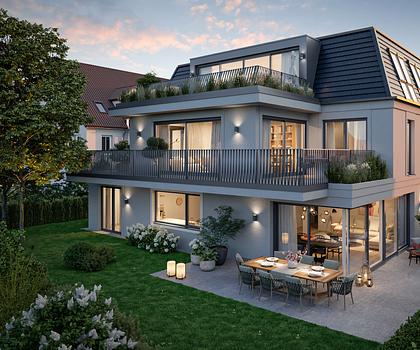 Neubau: Familienfreundliche 4-Zimmer-Gartenwohnung mit edler Ausstattung und großem Privatgarten