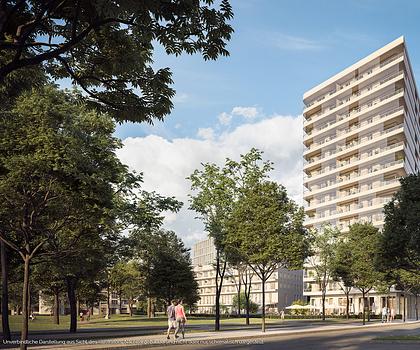 1-Zi.-Aparment mit Duschbad und Balkon