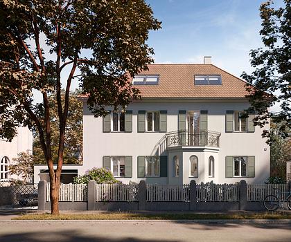 Idyllische Lage für die Sanierung und Erweiterung einer ensemblegeschützten Villa