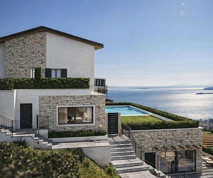 Rustico-DHH mit einzigartigem Seeblick am Westufer des Gardasees