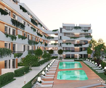 Penthouse mit Vermietungslizenz 700m vom Meer entfernt