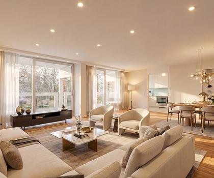 Exzellente Lage, stilvolle Nachbarschaft: großzügige 3-Zimmer-Wohnung mit Loggia