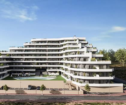 Moderne Wohnungen mit 3 Schlafzimmern, 2 Badezimmern, großer Terrasse, Kfz-Stellplatz und Gemeinschaftspool