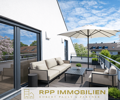 Provisionsfrei: Dachterrassentraum zum Erstbezug - Einziehen und Wohlfühlen!