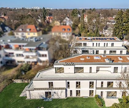 Neubau: Lichterfüllte 3-Zimmer-Wohnung mit Garten-Oase und Westausrichtung