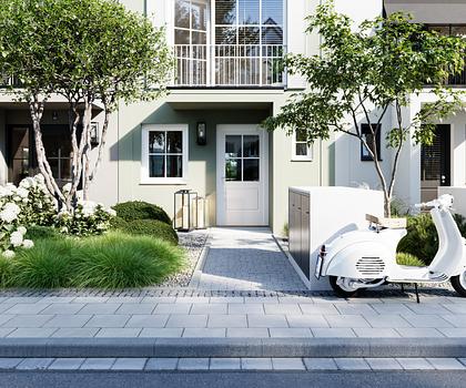 Stilvolles Stadthaus mit vier Schlafzimmern