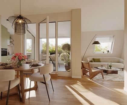 3‑Zimmer‑Wohnung im 3. OG | Loggia | ca. 74 m² | Whg.41