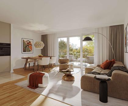 3‑Zimmer‑Wohnung | Balkon | ca. 88 m² | Whg. 50