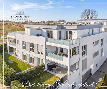 Neuwertige 3,5 Zimmer Penthouse-Wohnung in Randlage und Blick auf Wiesen und Felder - frei in 2026